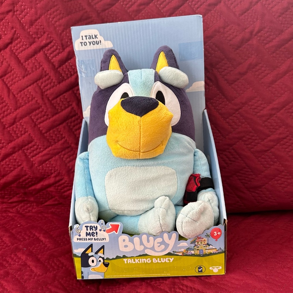 Bluey - 13"‎ Talking Plush - Interactive - Sing Along, 9 Different Phrases Bluey